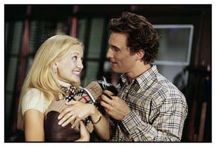 Andie Anderson (Kate Hudson) with Benjamin Barry (Mathew McConaughey)