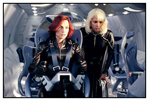 Jean Gray (Famke Janssen) and Storm (Halle Berry)