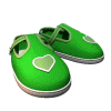  [tapping shoes] 