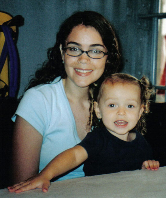 Healthy Mama HollyCatheryn with Murren in July 2004