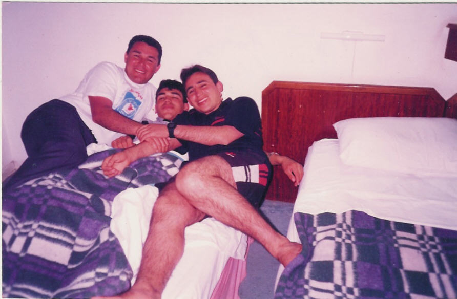 My Old brother Ayhan,Younger brother Orhan and me.