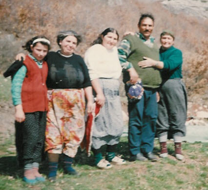 My father, My mom, my sister, and my unti`s