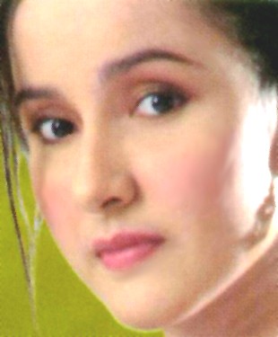 CLICK on the image to download Marielle singing 'Because You Love Me' live.