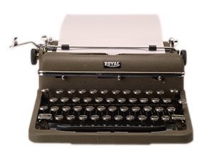 Image of old-fashioned typewriter