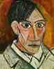 Autoportrait. Paris. Summer/1907. 56 x 46 cm. Oil on canvas. N�rodni Gallery, Prague. 