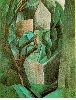 Maisonette dans un jardin. La Rue-des-Bois. Summer/1908. 73 x 61 cm. Oil on canvas. Pushkin Museum, Moscow. 