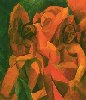 Trois femmes. Paris. Spring~Fall/1908. 200 x 178 cm. Oil on canvas. Hermitage Museum, St. Petersburg