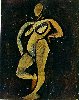 Nu debout. Paris. Spring/1908. 27 x 21 cm. Oil on wood. Mus�e Picasso, Paris. 