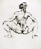 Femme nue assise. Paris. March/1907. 19.3 x 24.2 cm. India ink. Mus�e Picasso, Paris. 