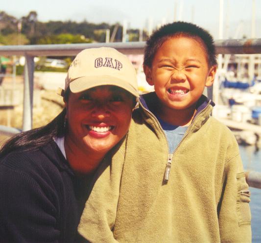 Auntie Roslyn and Kirby.