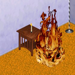 Flammable Candle