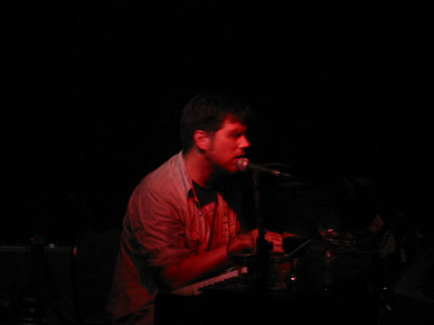 Image: Richard Buckner playing organ