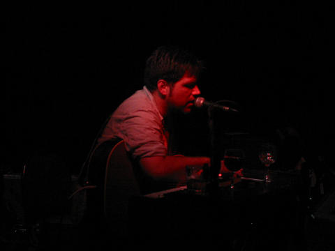 Image: Richard Buckner and organ, guitar