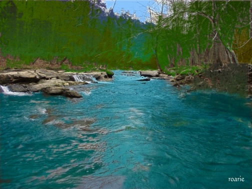 Turkey Creek, Alabama Digital Art by Rosemary G. Chatham Copyright 2006 All Rights Reserved