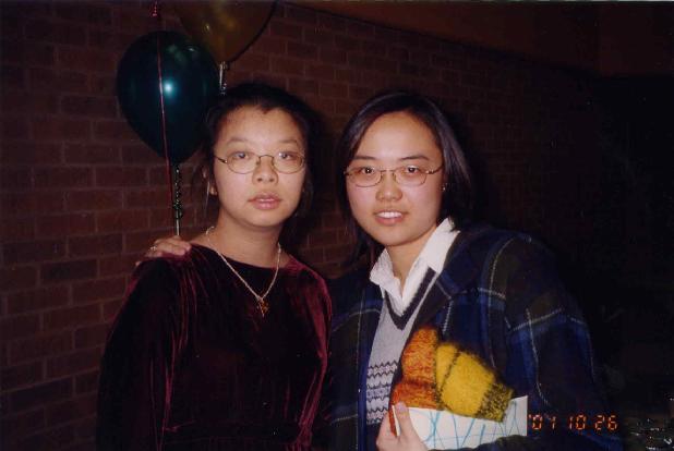 Jennifer and Paulina. Taken in Commencement 2001.