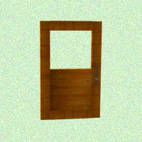 Door with window at the top