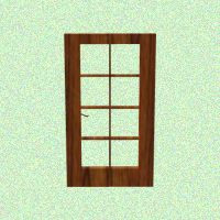 Door with full window
