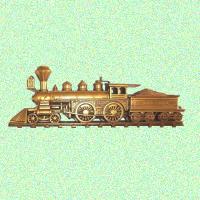 Decorative Bronze Train