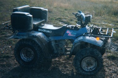 My Quadrunner 250 On A Hunting Trip