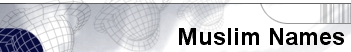 Muslim Names