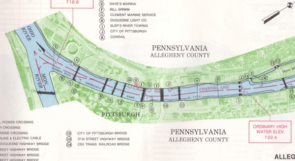 Pittsburgh, PA; Allegheny River Mouth