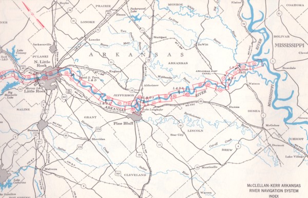 Arkansas River Navigation Charts