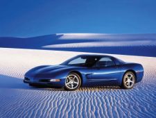 Blue Coupe Corvette