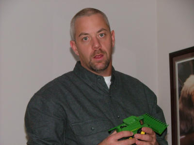 Me with a John Deere Combine