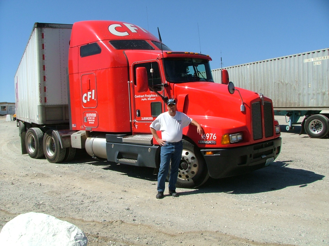 tim and his truck