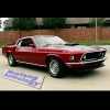 1969 Mach 1 Maroon