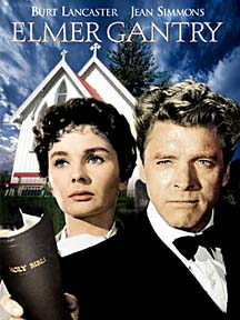 Elmer Gantry poster with Jean Simmons and Burt Lancaster