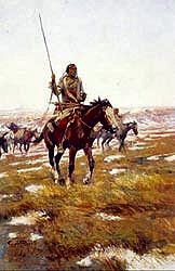 Remington indian rider
