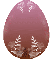 Egg with flowers