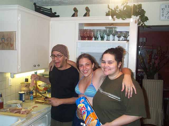 Ojim, me, and Michelle. "CHICKEN! *hee hee* I'm gonna eat yooouuu!" -Gir, Invader Zim