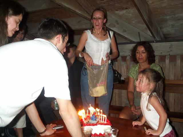 Blowing Out the SpiderMan Candle