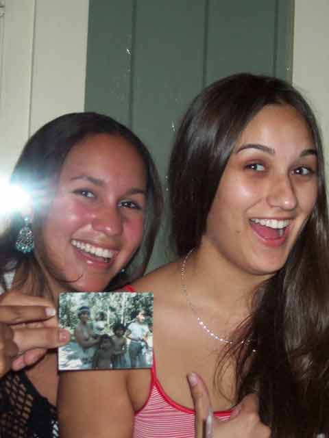 Jessika and Jessika laughig over some pic of naked children Marcos had with him