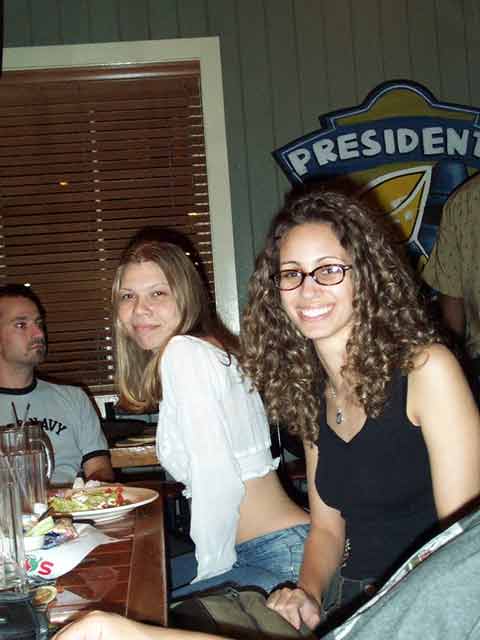 The non alcoholic blondies, Sibi and Olga