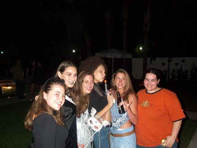Las Chicas: Eunice, Rara, Myself, Sibita, Liz, and Miche