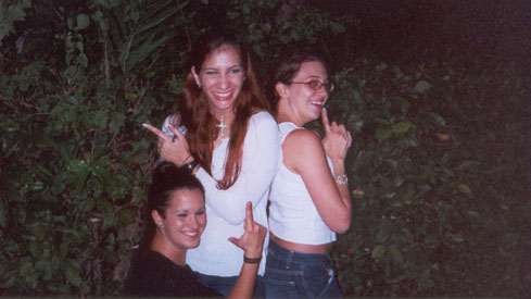 Zorra, myself, and Maria re-enacting the worst Charlie's Angels shot EVER