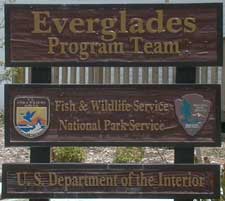 Everglades Program Team sign