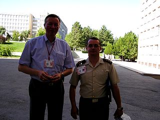 Netherlands Chief of Mission MajGen Vlaming and LSO Capt Kurt,&nbsp; click Thumb for enlargement