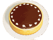 Chocolate Top w/ Heart