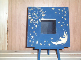 celestial mirror with stand