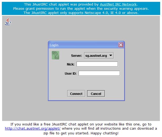 Click Here to Enter the Chatroom