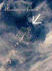 Space Shuttle Image of Henderson Island