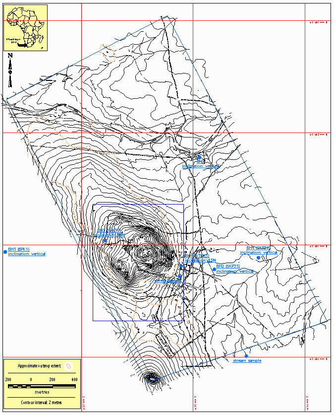 Steenkampskraal topographic map