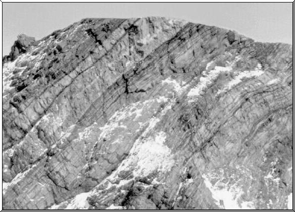 Central Kirwanveggen banded gneiss, Enden