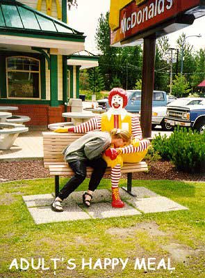 "hey baby, you thought you got whoppers at BK? hee, hee" (slightly creepy laugh)