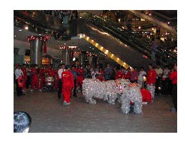 A Traditional Chinese Lion Dance