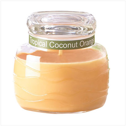 Orange Tropical Scent 8 1/2 oz. Jar Candle